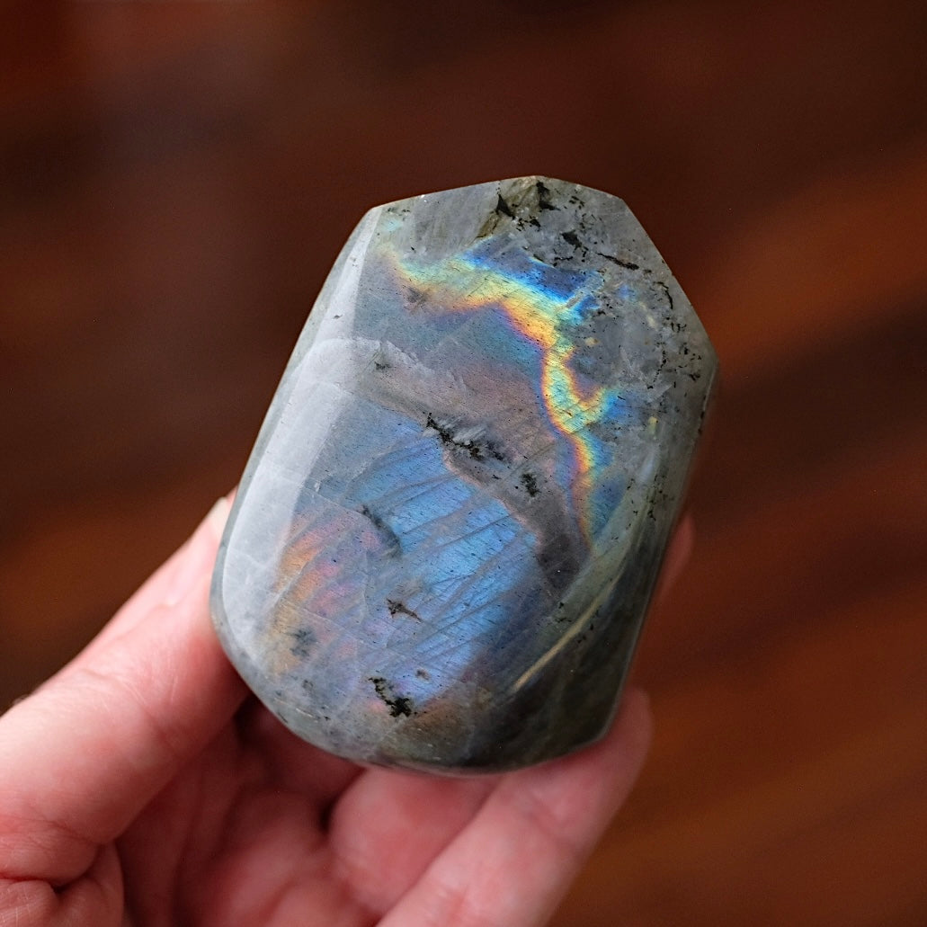 Flashy Labradorite Freeform | Pastel Labradorite Crystal Freeform