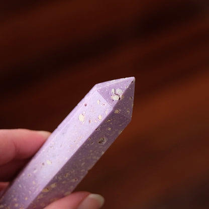 Phosphosiderite Point | Pink Phosphosiderite Crystal Point
