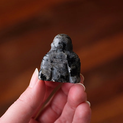 Larvikite Buddha Carving | Crystal Buddha