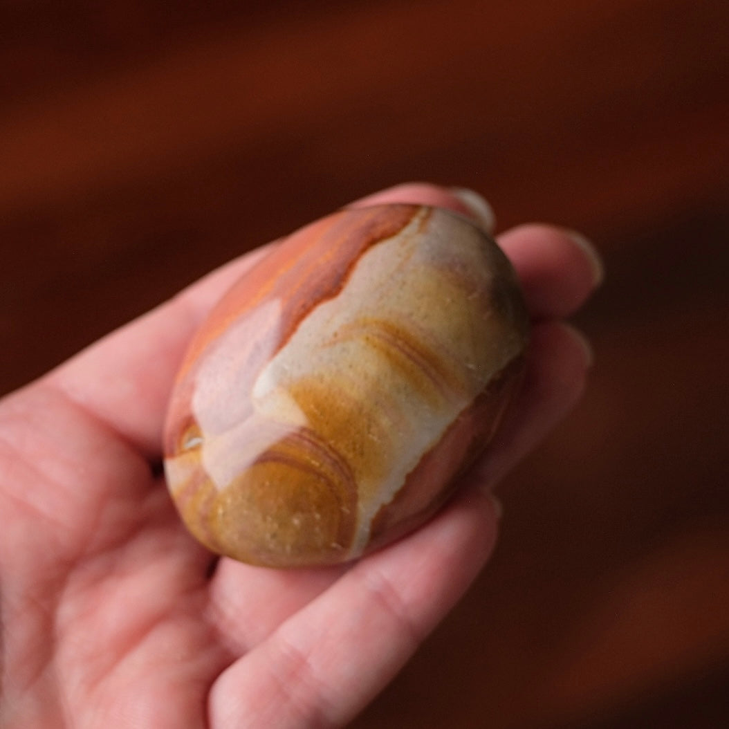 Polychrome Jasper Palm | Jasper Crystal Palmstone