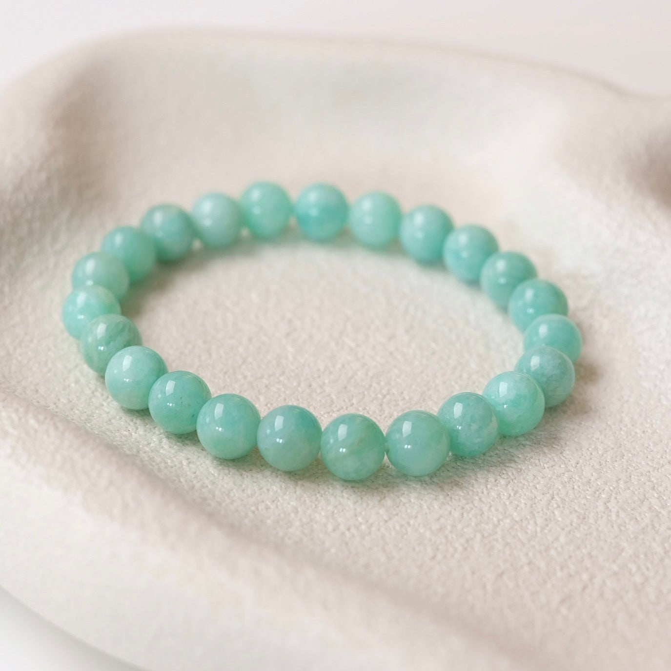 Amazonite Bracelet | Amazonite Crystal Stretch Bracelet