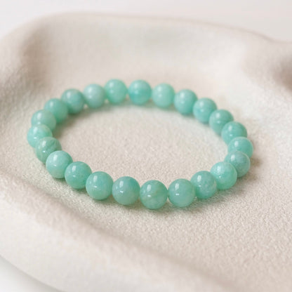 Amazonite Bracelet | Amazonite Crystal Stretch Bracelet
