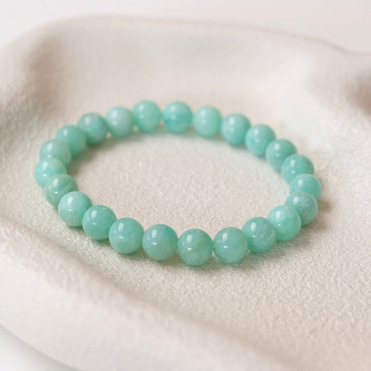 Amazonite Bracelet | Amazonite Crystal Stretch Bracelet