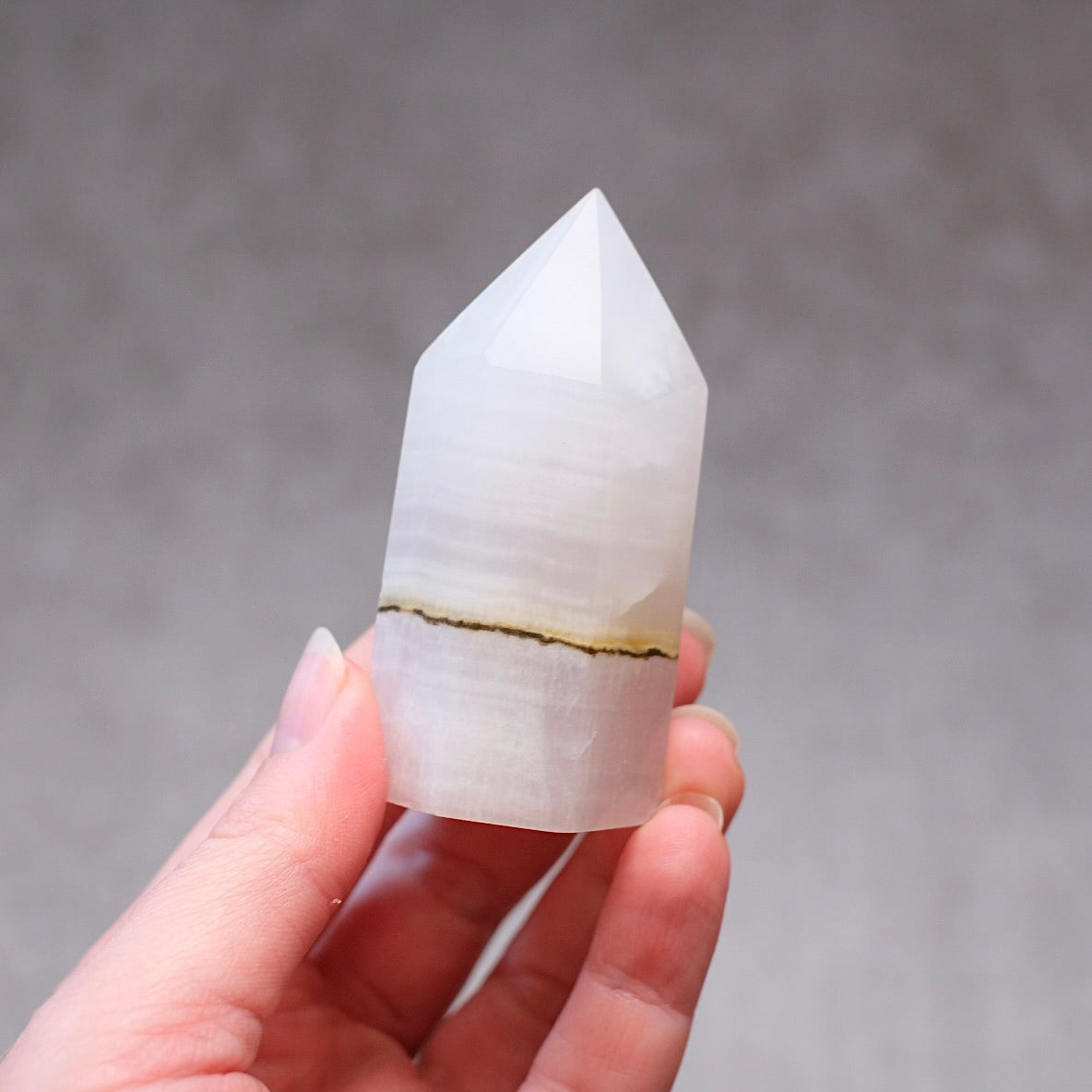 Pink Mangano Calcite Point | Pink Calcite Tower