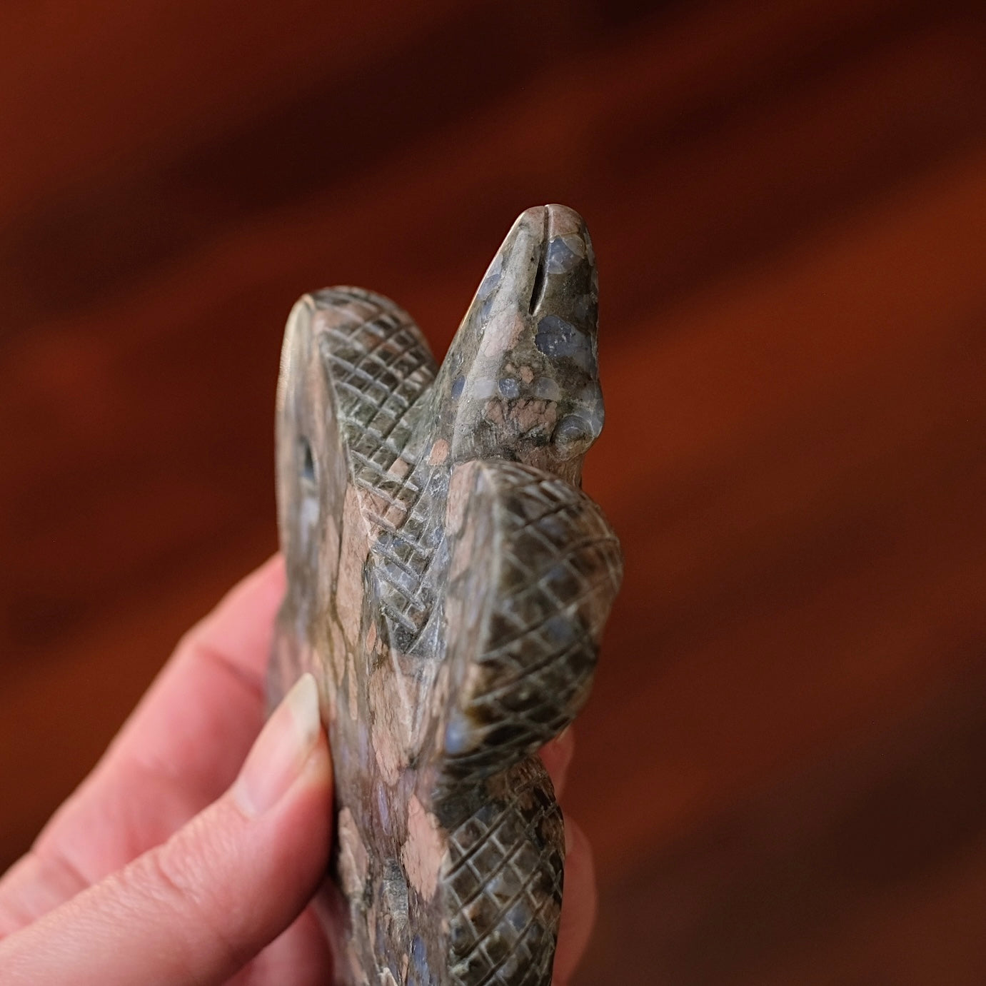 Que Sera Snake Carving | Llanite Crystal Snake