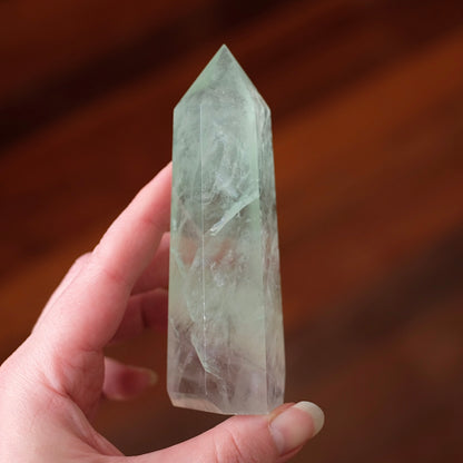 Mint Fluorite Tower | Green Fluorite Crystal Point