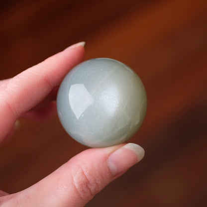 Sage Moonstone Sphere | Green Moonstone Crystal Sphere
