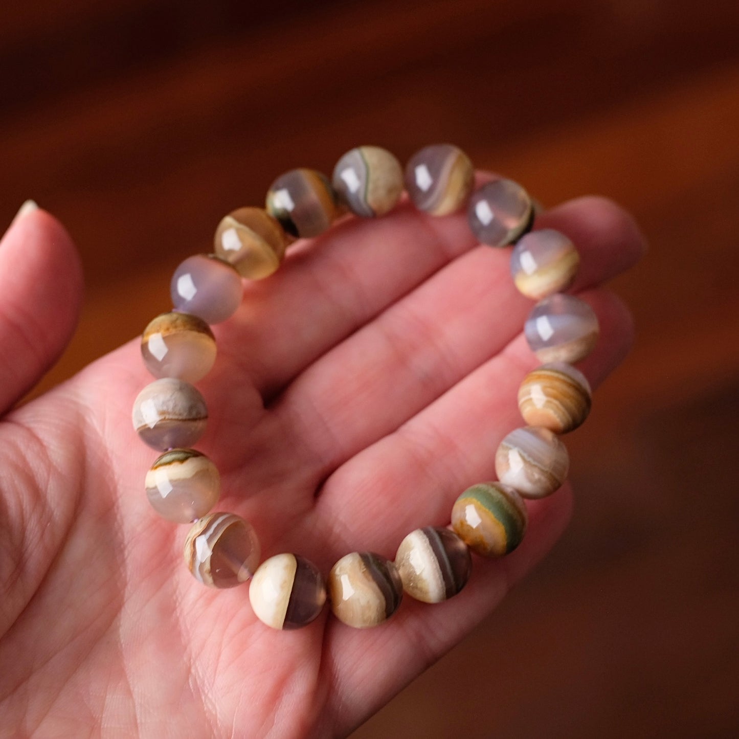 Agate Bracelet | Chunky Agate Crystal Bracelet