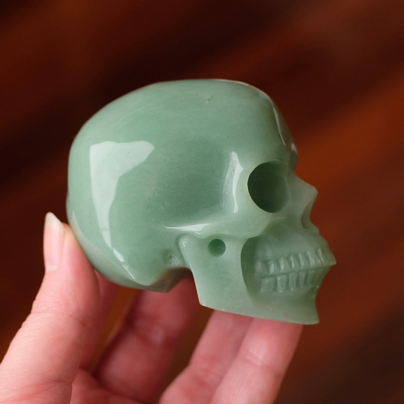 Green Aventurine Crystal Skull | Aventurine Skull