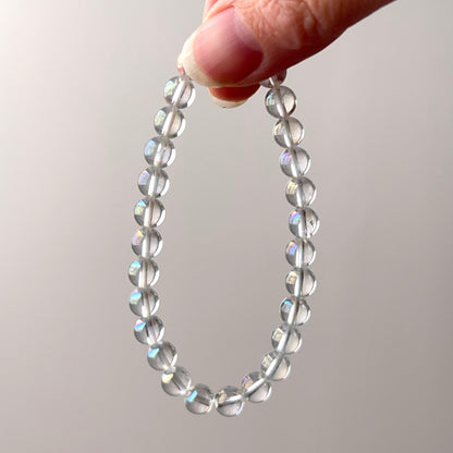 Angel Aura Quartz Bracelet | Crystal Stretch Bracelet