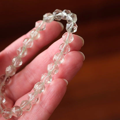 Prasiolite Bracelet | Green Amethyst Crystal Bracelet