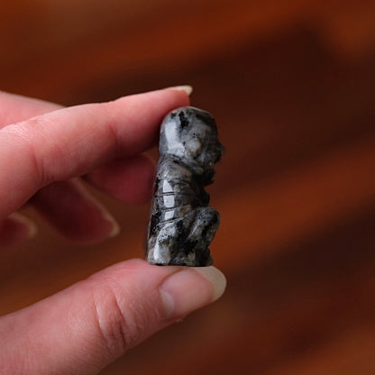 Larvikite Buddha Carving | Crystal Buddha