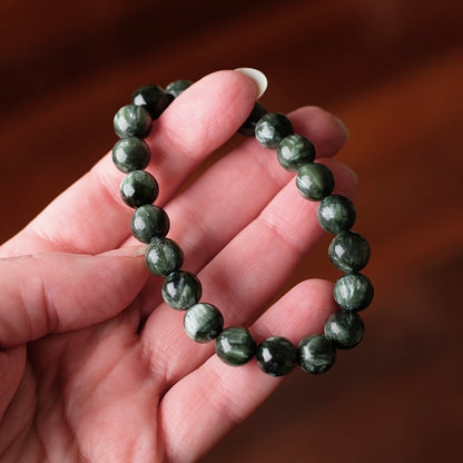 Seraphinite Bracelet | Crystal Stretch Bracelet