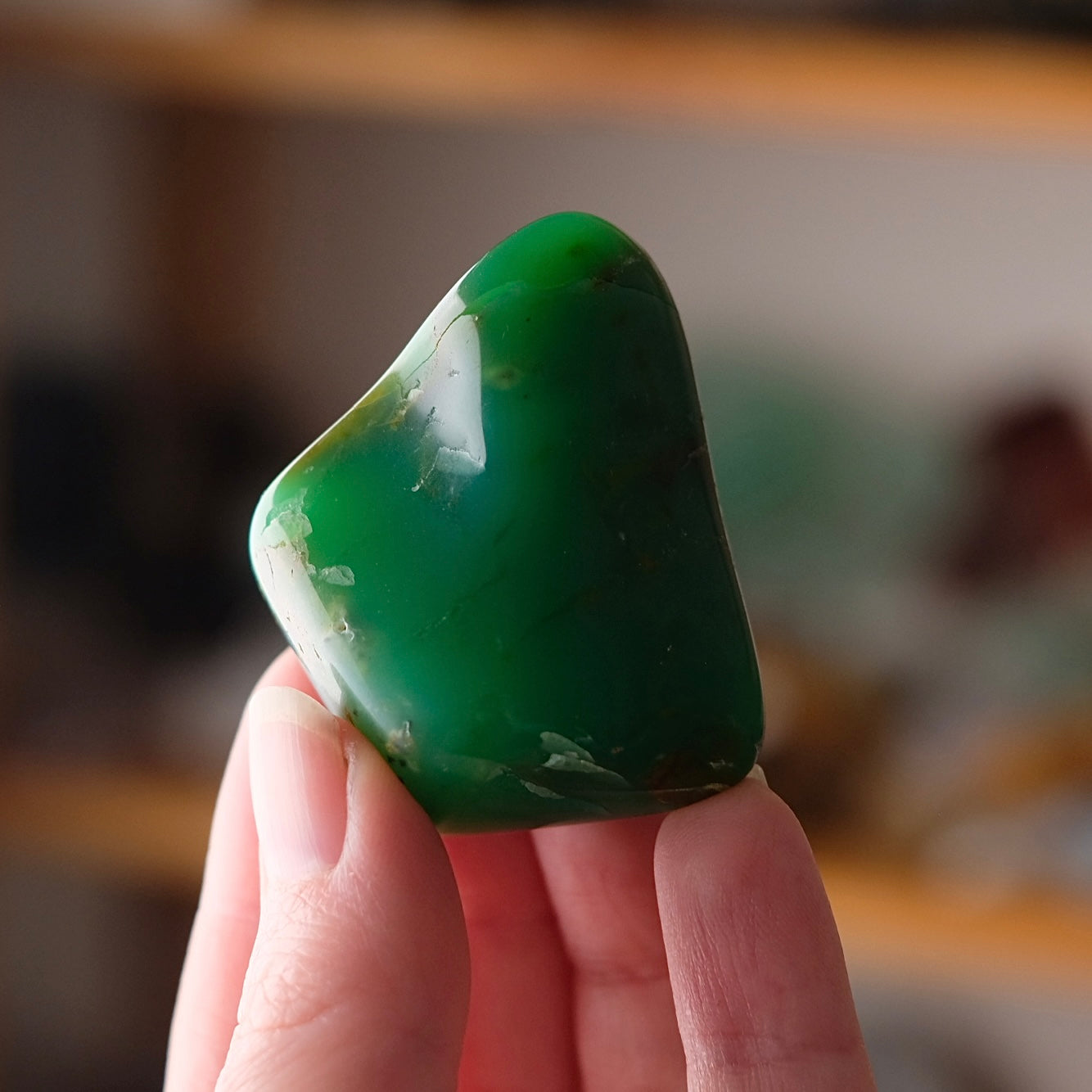 Australian Chrysoprase Freeform | Polished Chrysoprase Crystal
