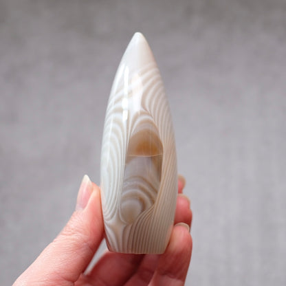 Flint Freeform | Banded Flint Crystal Flame