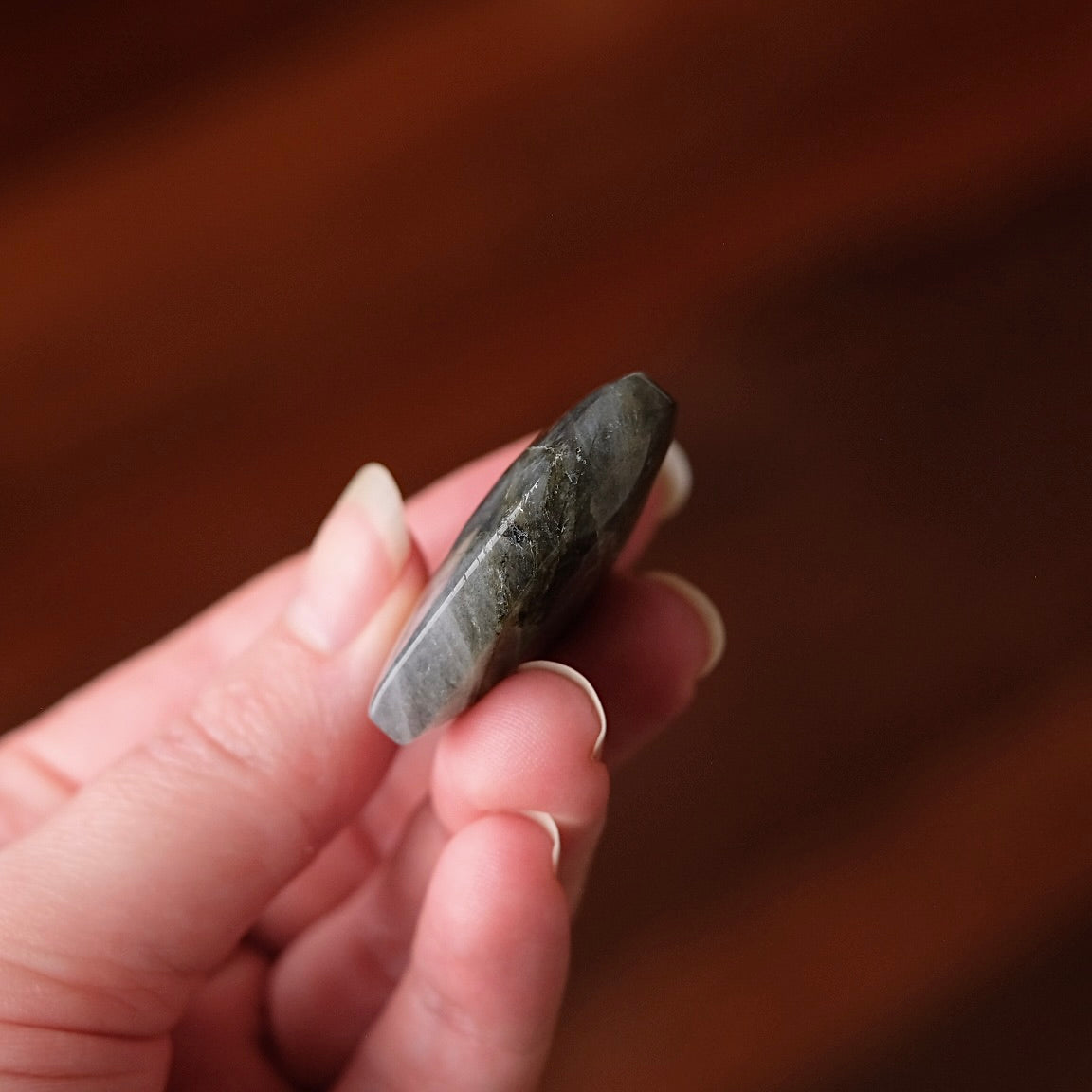 Purple Labradorite Heart | Flashy Labradorite Crystal Heart