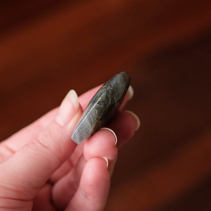 Purple Labradorite Heart | Flashy Labradorite Crystal Heart