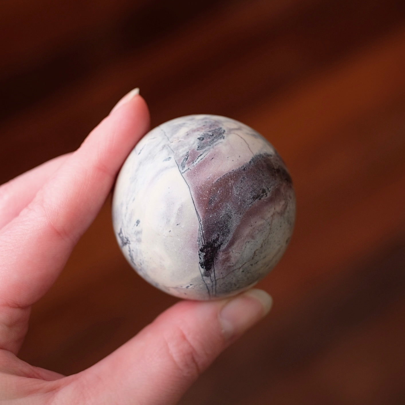 Porcelain Jasper Sphere | Rare Jasper Crystal Sphere