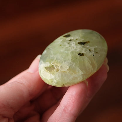 Prehnite Palm | Prehnite Crystal Palm
