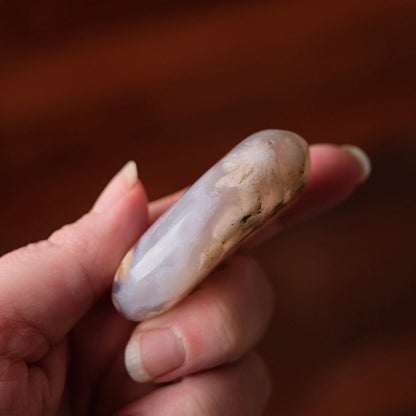 Flower Agate Palm | Flower Agate Crystal Palm Stone