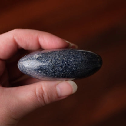 Lazulite Palm | Blue Lazulite Crystal Palmstone