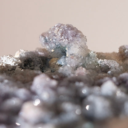 Amethyst Flower Specimen | Multicolor Crystalline Amethyst Specimen