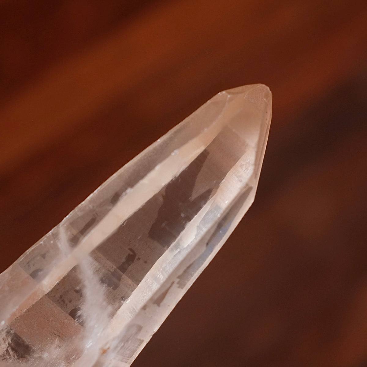 XL Scarlet Temple Lemurian Quartz Point | Pink Lemurian Seed Crystal