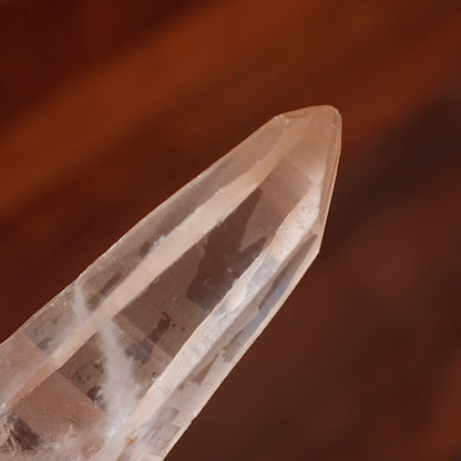 XL Scarlet Temple Lemurian Quartz Point | Pink Lemurian Seed Crystal