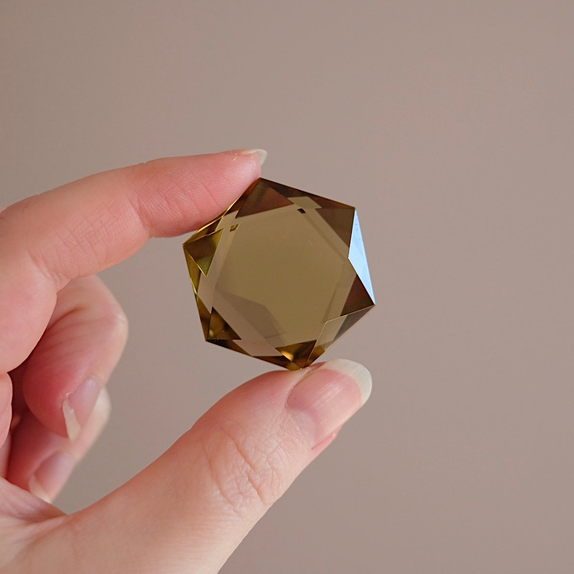 Citrine Hexagon | Crystal Jewel | Star of David