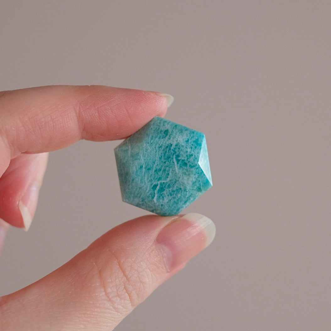Amazonite Hexagon | Crystal Jewel | Star of David