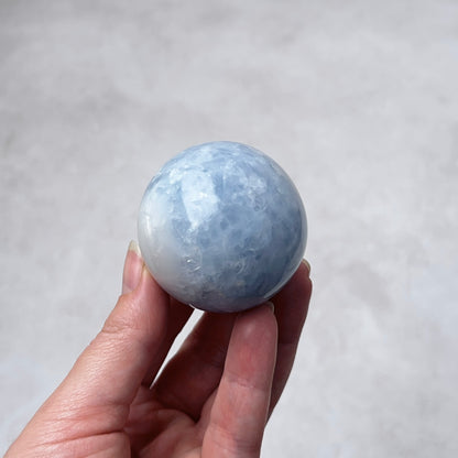 Blue Calcite Sphere | Calcite Crystal Sphere