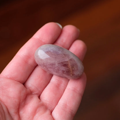 Purple Rose Quartz Shivas | Lavender Rose Quartz Shiva Lingam Crystal