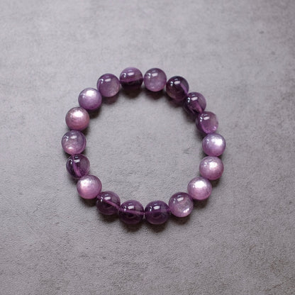 Gem Lepidolite Bracelet | High Quality Gem Lepidolite Stretch Bracelet