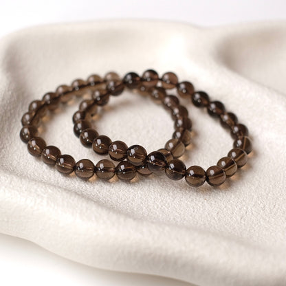 Smokey Quartz Bracelet | Quartz Crystal Bracelet