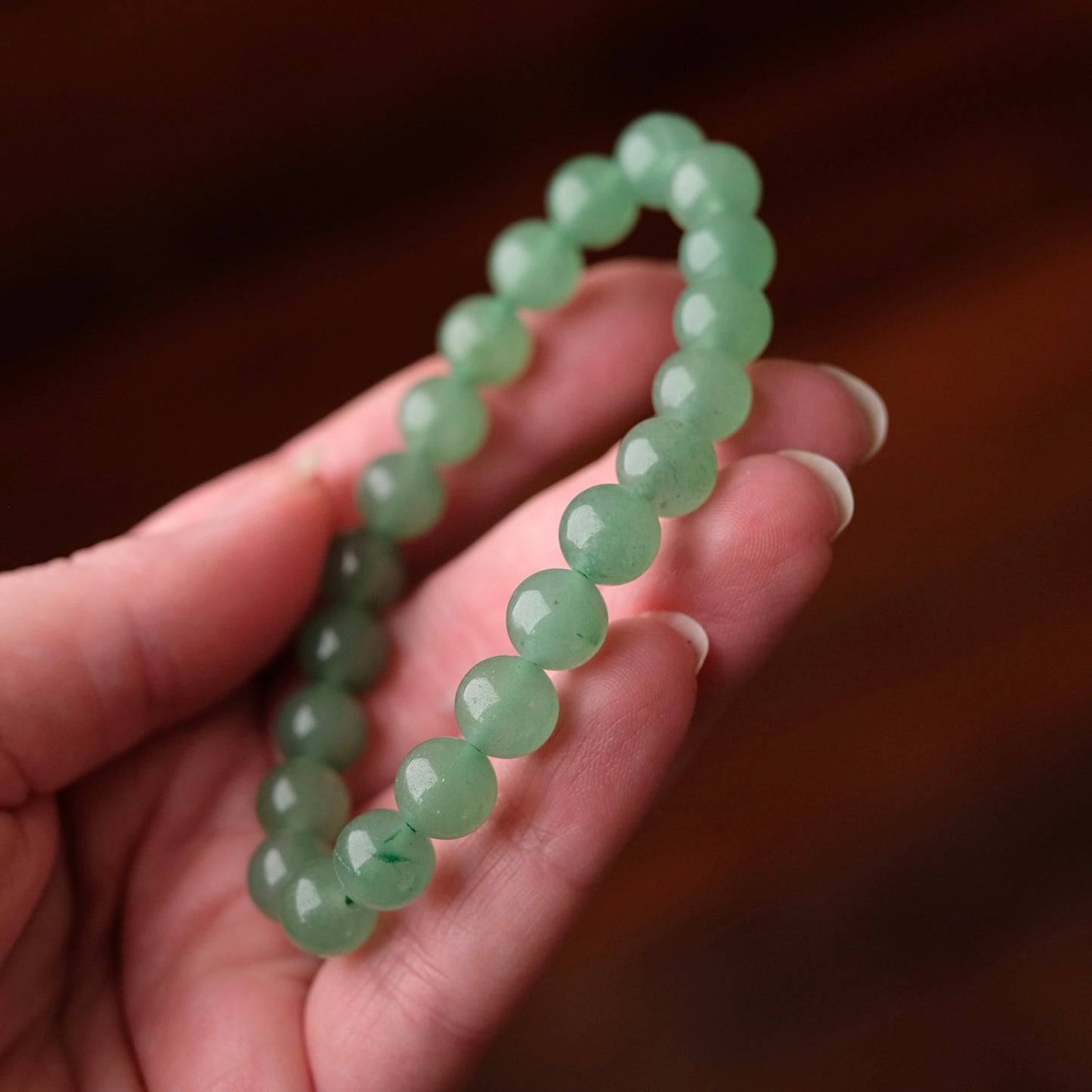 Green Aventurine Bracelet | Crystal Stretch Bracelet
