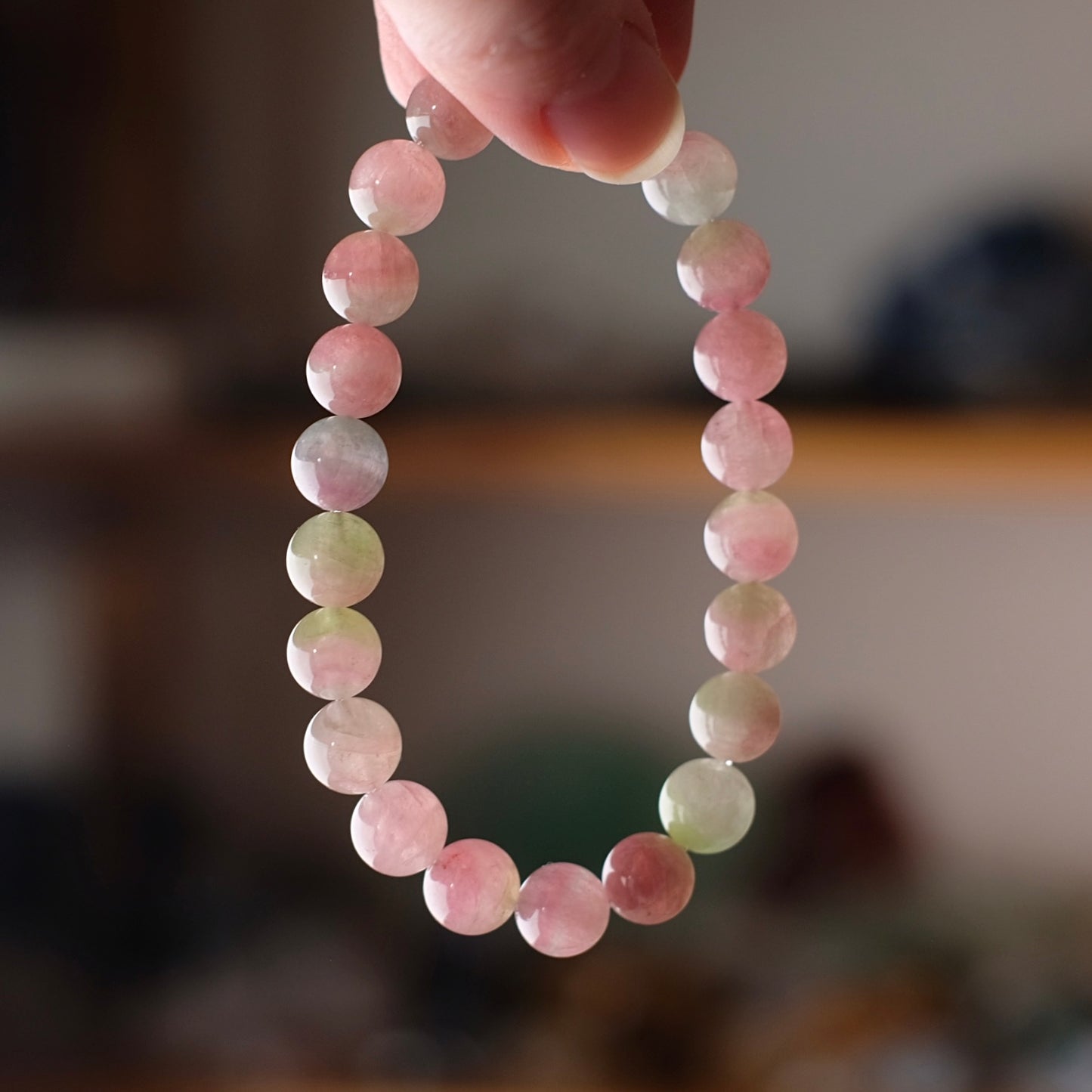 Watermelon Tourmaline Bracelet | Pastel Candy Tourmaline