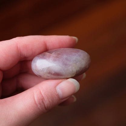 Purple Rose Quartz Shivas | Lavender Rose Quartz Shiva Lingam Crystal