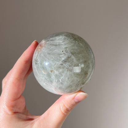 Green Quartz Sphere | Prasiolite Crystal Sphere