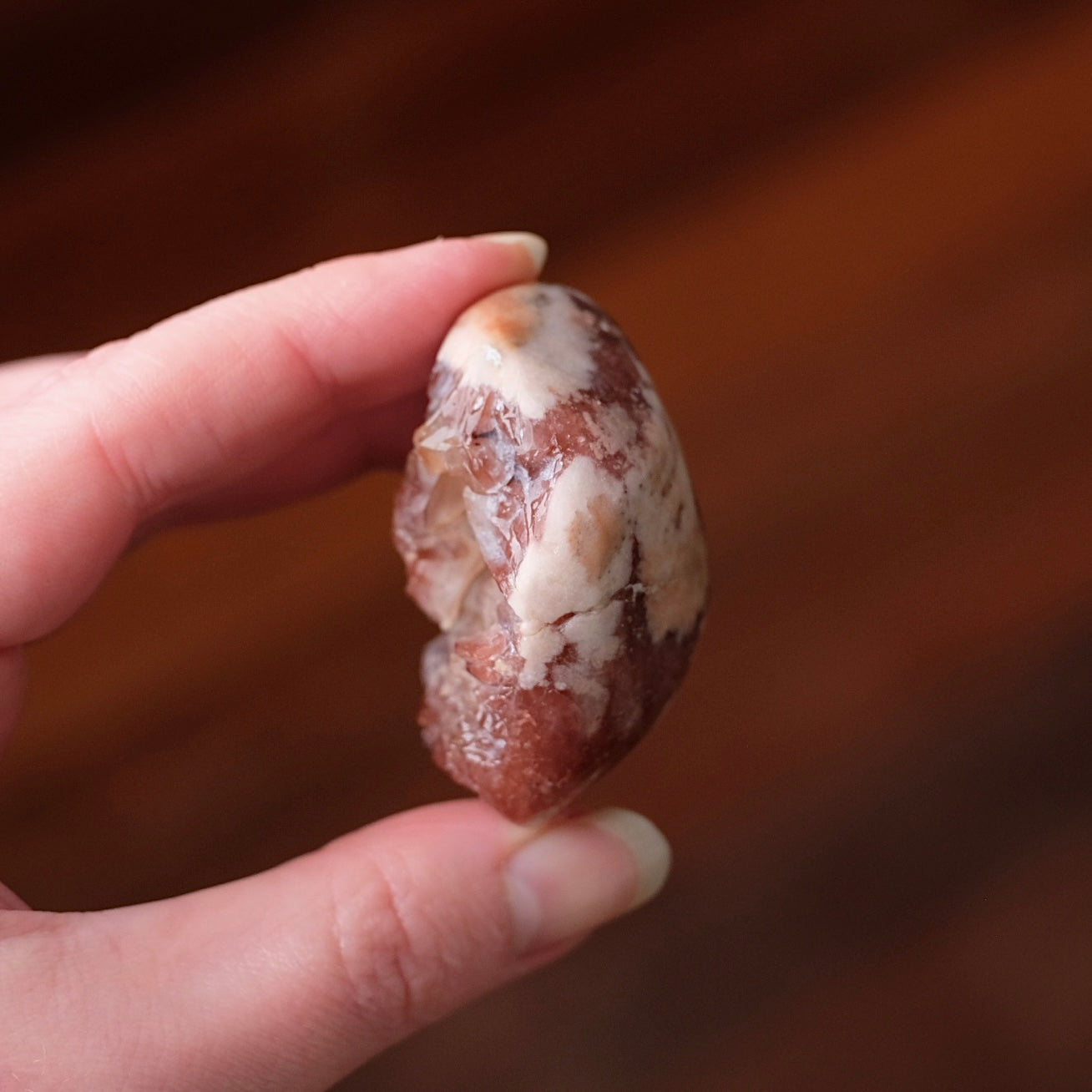 Raspberry Pink Amethyst Geode | Polished Pink Amethyst Crystal Specimen 3