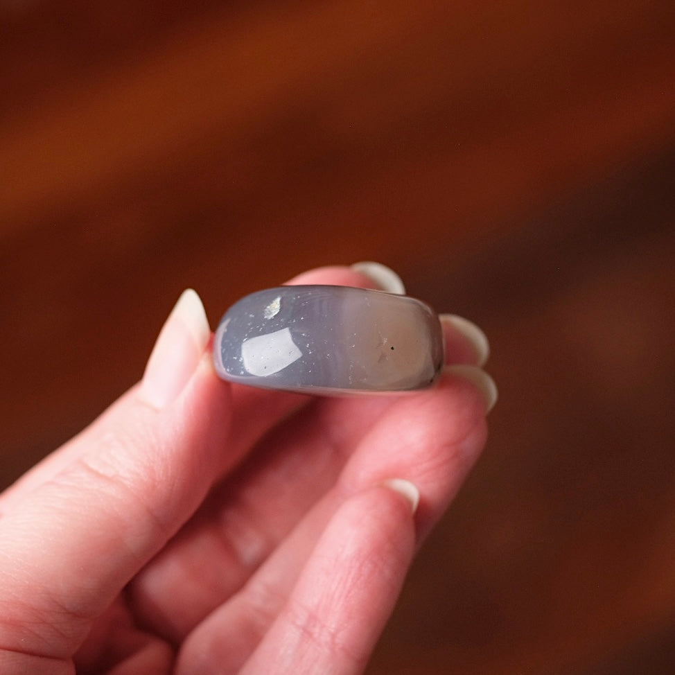 Agate Pocket Stone | Quartz + Agate Crystal Tumble