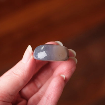 Agate Pocket Stone | Quartz + Agate Crystal Tumble