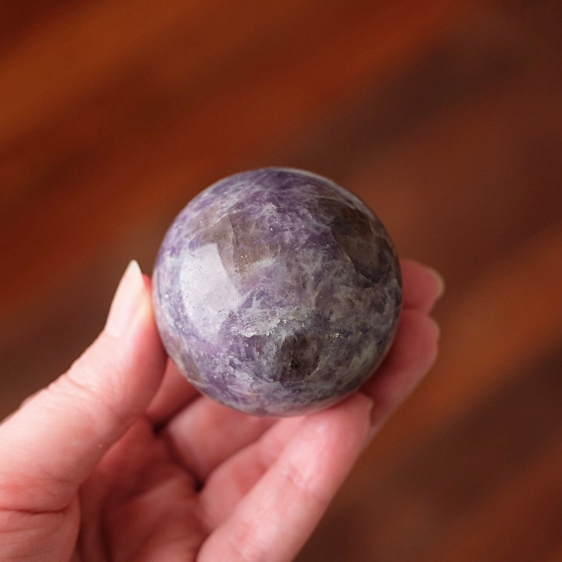 Unicorn Stone Sphere | Lepidolite Pink Tourmaline Crystal Sphere