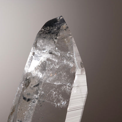 XL Black Phantom Lemurian Quartz Point | Black Lemurian Seed Crystal