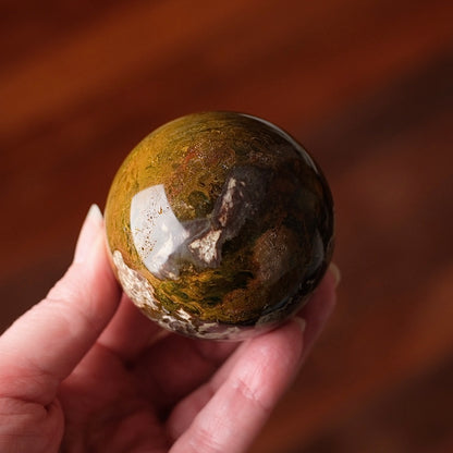 Volcanic Rhyolite Sphere | Rhyolite Crystal Sphere