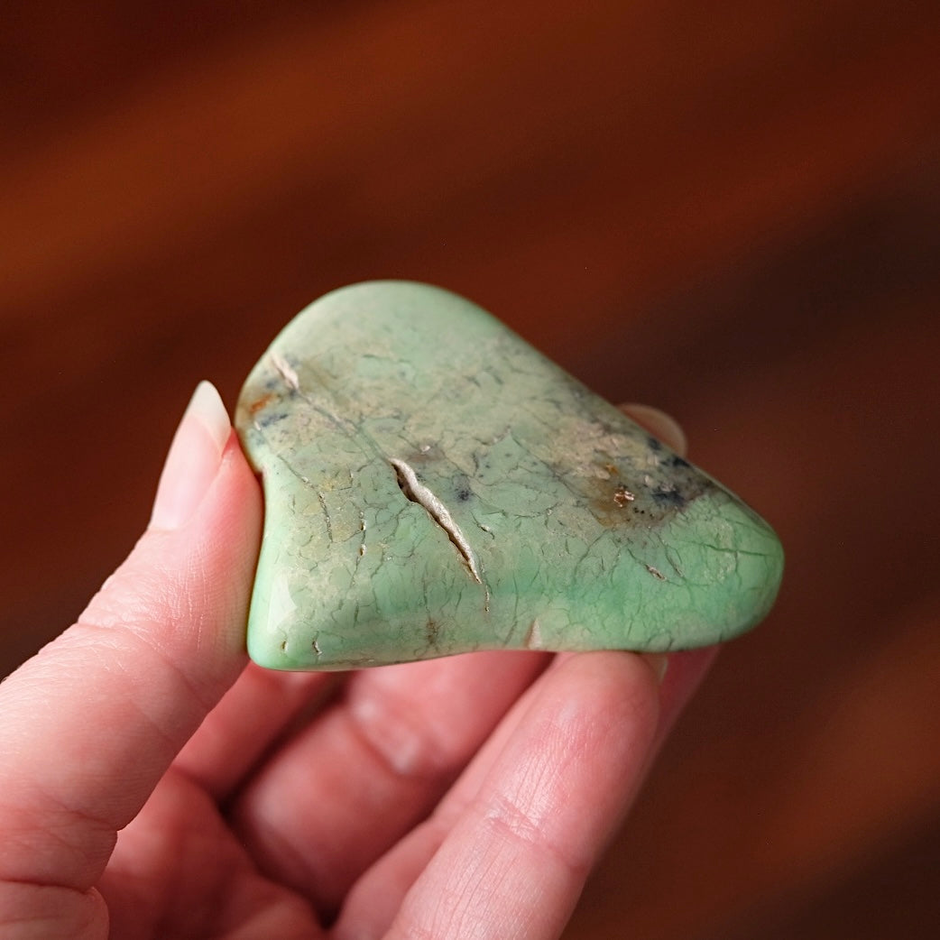 Lime Magnesite | Lemon Chrysoprase Crystal Freeform