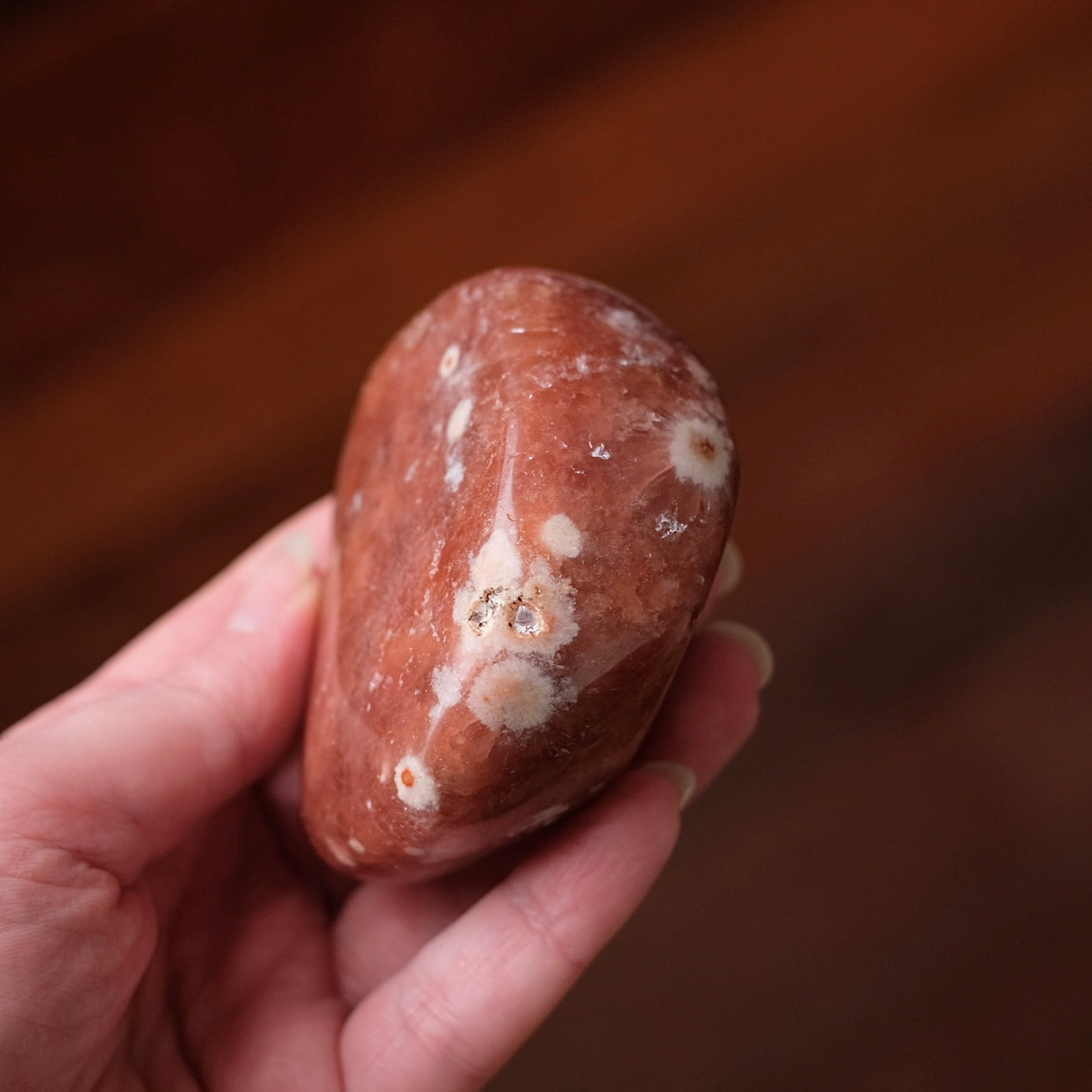 Raspberry Pink Amethyst | Polished Pink Amethyst Crystal Freeform 2