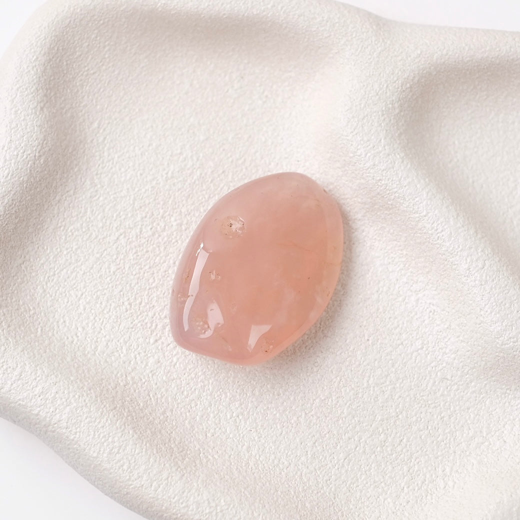Pink Chalcedony Palm | Chalcedony Pocket Stone