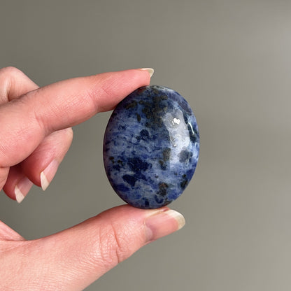 Sodalite Palm | Blue Sodalite Crystal Palm Stone