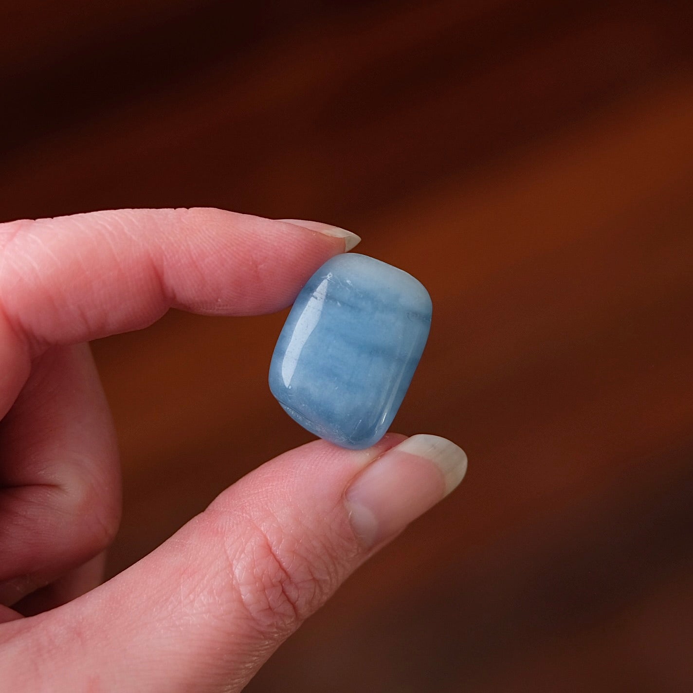 Aquamarine Tumble | Blue Beryl Tumbled Crystal