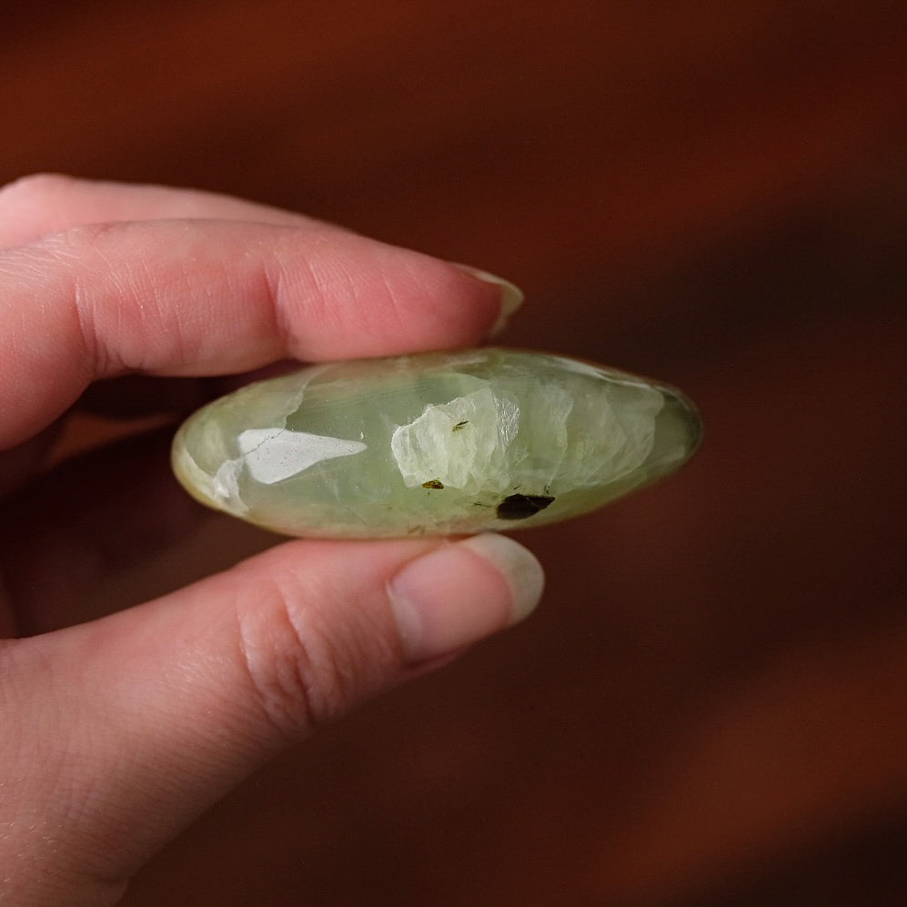 Prehnite Palm | Prehnite Crystal Palm